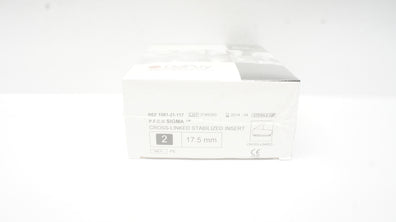 DePuy 1581-21-117 Sigma Cross Linked Stabilized Insert 17.5mm, Size 2 (x)